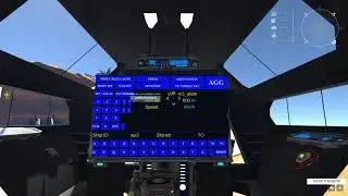 Dual universe - Aviator1280 HUD (WPs Settings and Selected WP activation while in a Route)