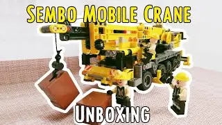 SEMBO BLOCK 701800 Mobile Crane technic Unpacking