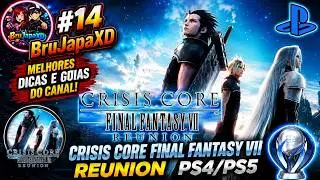 Crisis Core Final Fantasy VII Reunion PS4/PS5 #14 LV UP e Mat&eacute;rias Farms|Meta Pix Anivers&aacute;rio Jan 06