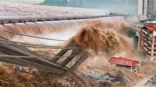 China Flood Emergency! Roads are submerged, houses are washed away Hunan, Zhejiang Floods