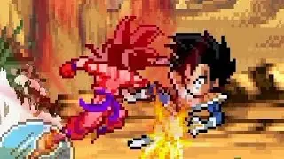 Mini Champions Modo Aventura Parte 2 Goku VS Vegeta Saga dos Saiyajins