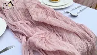 Transform Your Table: Stunning Pink Table Runner Ideas for Every Occasion!#tablerunner #tablecloth