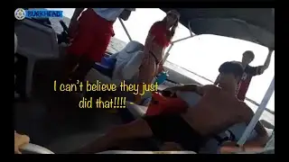 Party Boat Drunks get BAGGED for flipping the police  the bird!!!!!