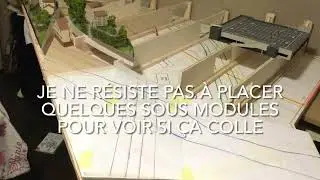 TUTO Gare de l&rsquo;arbresle, module gare la menuiserie chapitre 1 , train &eacute;chelle N,N scale,spur N