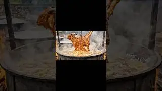 WHOLE BAKRA FRY 🔥 | 24 Seconds Full Goat Fry | Urban Food Craft