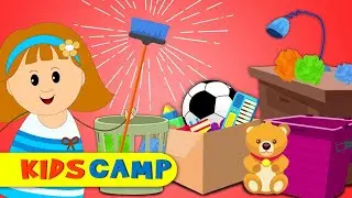 Kidscamp | Clean My Room Song | Nursery Rhymes and Kids Songs