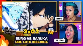 QUE LUTA INSANA | Solo Leveling | 2X02 | [Casal Jounin React] 🔥