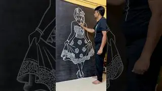 Learn to draw a pretty girl 👧 #art #drawing #shortvideo ￼