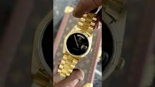 1998 Rolex Day-Date 36mm 18248 Presidential Black Onyx Dial (FRESH ROLEX SERVICE) 🔥😮&zwj;💨