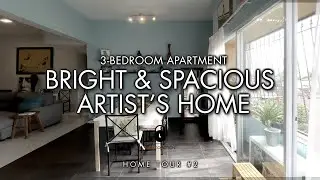 Home Tour | Inside A Rustic Artist Spacious 3 Bedroom Apartment | 台湾人住在新加坡舒适的大房屋 | ASMR