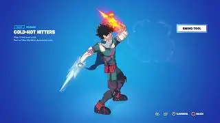 *NEW* COLD-HOT HITTERS PICKAXE & HALF-COLD HALF-HOT EMOTE!! (FORTNITE x MY HERO ACADEMIA)