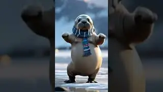 The Arctic Hutsulka: Walrus Edition #DancingWalrus #IceGroove #HutsulkaOnIce #ArcticVibes #Funny