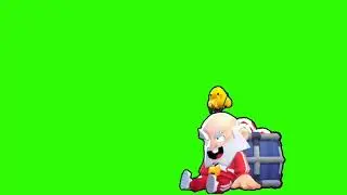 Футаж поражения Тренера Динамайка Бравл Старс -  Footage green screen lose pose Coach Dynamike Brawl