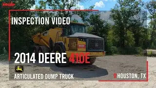 John Deere 410E Articulated Dump Truck | 2014 Model | Inspection Video | Mico Equipment, Houston, TX