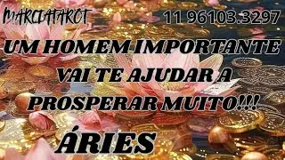 ÁRIES❤️UM HOMEM MUITO IMPORTANTE PARA VOCÊ, VAI TE AJUDAR A PROSPERAR MUITO!!!💵🥂