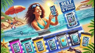 📱 Famoby Universal Waterproof Phone Pouch | Best Waterproof Phone Pouch 6 Pack 📱