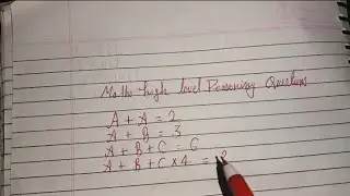 #video -Maths High Level Reasoning Question ⁉️ #reasoning #maths #mathematics #mathsreasoning #viral