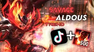 Aldous Savage Moment Inside enemy base💪 / Mobile Legends editz✅