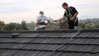 Decramastic Roof &mdash; Painting (Step 2)