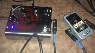 Red Stone Detonator Distortion/Ovedrive and EHX LPB-1 Booster pedals