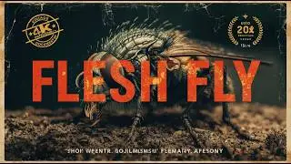 Flesh Fly (Sarcophagidae): Inside the World of Death, Decay, and Survival | 4K Old-Style Documentary