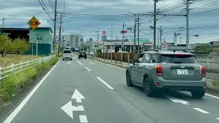 Morning Drive at| National Route 247 | Gamagori City Aichi Prefecture | JAPAN Road Trip | 4K HDR