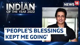 CNN News18 Indian Of The Year Awards 2022 | Sonu Sood Interview | IOTY 2022 | Sonu Sood News