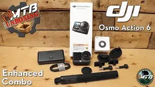 Распаковка комплекта DJI Osmo Action 6 Enhanced Combo с объективом FOV BOOST.