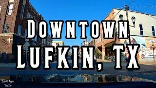 Driving Downtown Lufkin, TX (Dash Cam)