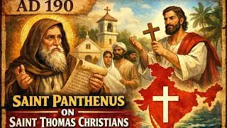 AD 190 - Saint Panthenus about Saint Thomas Christians in India #syromalabar #syriac #assyrian