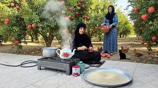 Village life in Iran: An Amazing Rustic Cooking | Cooking TraditionalKateh | ILAM village lifestyle 