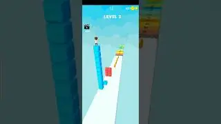 Cube stacker surfer 3d best Android and iOS gameplay level 2