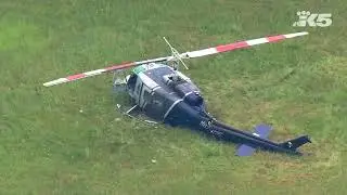 Helicopter goes down during a maintenance test flight
