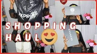 SHOPPING HAUL| COACH, VINCE CAMUTO, EXPRESS, AND MORE| Simplydemi