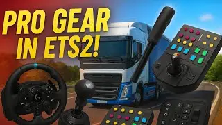 Gaming Setup (Logitech G923, Logitech Side Panel , Truck Shifter& Handbrake - Euro Truck Simulator 2