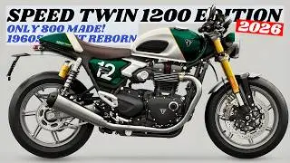 NEW 2027 Triumph Speed Twin 1200 Cafe Racer Edition - Only 800 Made! 1960s Spirit REBORN First Look