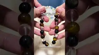 Radiant Balance Bracelet | Tiger&rsquo;s Eye &times; Gold Obsidian &times; Clear Quartz &ndash; Balance, Clarity