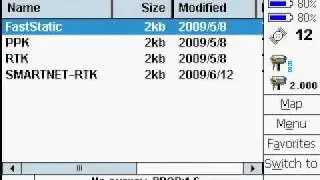 Prisijungimas prie SmartNET per Trimble R8, v.12.44.002