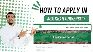 How to Apply In Aga Khan University #career #aku #agakhanuniversity 