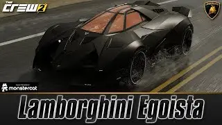 The Crew 2: Lamborghini Egoista | FULLY UPGRADED | STEALTH V10 BATMOBILE