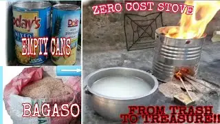 Lockdown Budget✔Improvised Cooking Can Stove with ZERO COST..