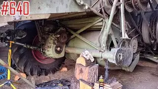 Składam skrzynię biegów w Claas Matador, dalsze prace przy kombajnie #640