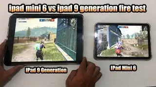 iPad Mini 6 vs iPad 9th Generation TDM Fire Test | Rock YT Gaming