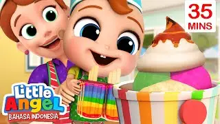 Yuk Buat Es Krim Pelangi | Kartun Anak | Little Angel Bahasa Indonesia