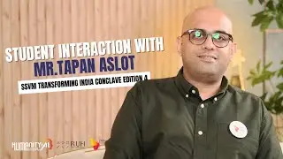 Creative Director & AI Artist Mr. Tapan Aslot Student Interaction | Transforming India Conclave