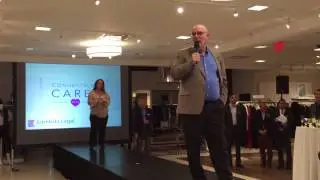 Kevin Cathcart of Lambda Legal and Julie Frost giving speeches at Lambda Legal's Connecticut Ca