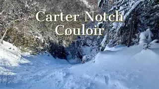 Carter Notch Couloir - White Mountain Slide Skiing