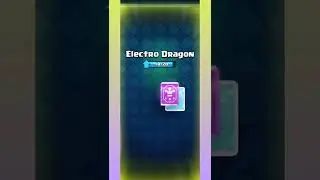9 Epic Wild Cards Added to Electro Dragon 🐲🎉#shorts #clashroyale #gaming #youtube