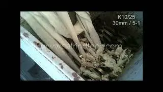 Watch the performance shredding of the 2 shaft shredders K 25 HP series | SatrindTech Srl
