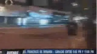 1de7. Chavistas Disparando en Caracas. Av. Francisco Miranda